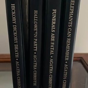 Agatha Christie Hardcover Mystery Collection (Set of 4 Books)